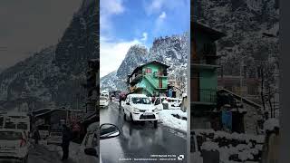 #manali #mountains #snow #snowfall #winter #himachal #enjoy #jan2023