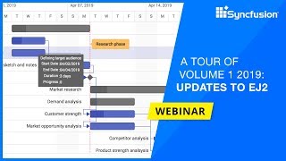 A Tour of Volume 1 2019’s Updates to EJ2 [Webinar]