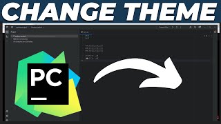 How to Change and Enable Dark Theme in PyCharm Python