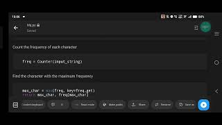 Python | Find Maximum Frequency Character in a String