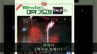 '80MBC대학가요제 D04 빈바다 (백선위,전형근)