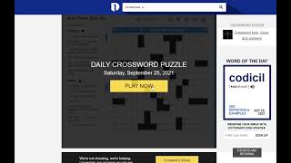 The Mighty Cronad! - September 25th Dictionary.com Daily Crossword