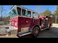 Antique Fire Truck.  2 stroke detroit diesel 671  facebook marketplace find