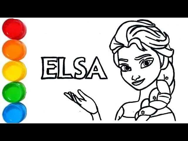Frozen Coloring Pages Elsa Let It Go 2025