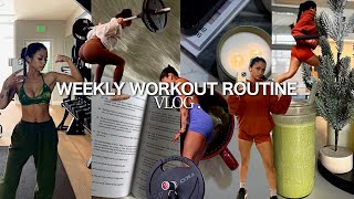 MY WEEKLY MORNING WORKOUT ROUTINE VLOG | grwm for the gym, weekly vlog, shopping & dinner nights