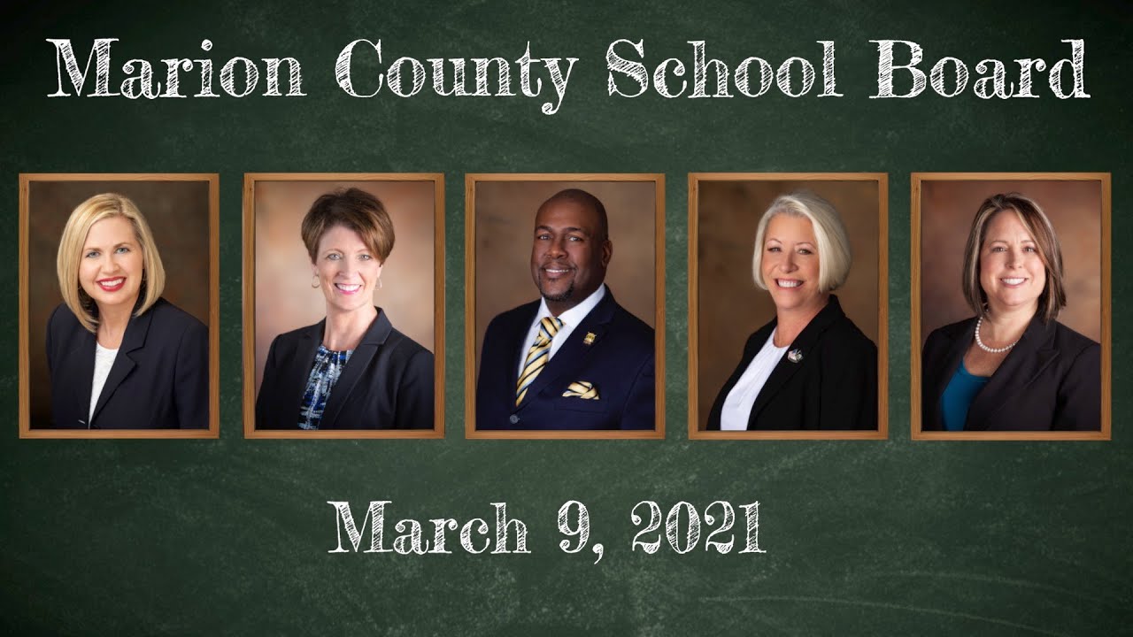 March 9, 2021 Marion County School Board Meeting - YouTube