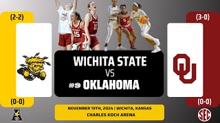 Wichita State vs No. 9 Oklahoma | NCAA Women's Basketball | 11.19.24