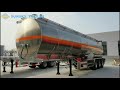 Aluminum alloy fuel tanker trailer