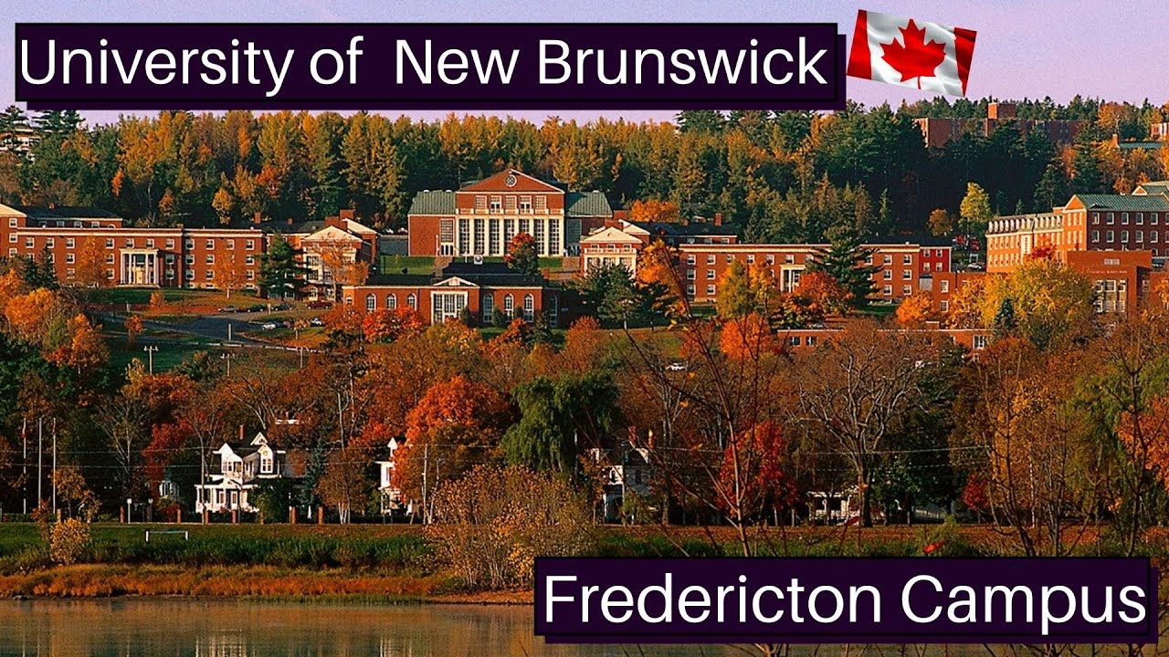 Driving Through University Of New Brunswick/Fredericton Campus/UNB ...