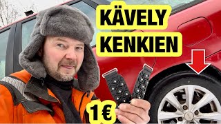 AUTONRENKAASEEN LIUKUESTEET JOTKA ON TARKOITETTU KÄVELYKENKIIN! NÄMÄ OIKEASTI PITÄÄ!!