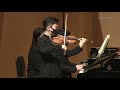 C. Franck Violin Sonata in A Major played by Donghyun Kim