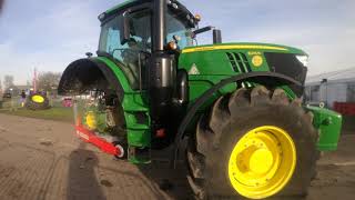 2018 John Deere 6215R 6.8 Litre 6-Cyl Diesel Tractor (215/255HP) with TrakJak