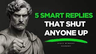 5 Stoic Replies That Make Manipulators Respect You Instantly l Stoicism l Stoic Mindset