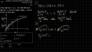 소명여고2 2024년 1학기 중간 15번 로그함수그래프+기울기+ㄱㄴㄷㄻ 2025 02 13 18 16 20 288