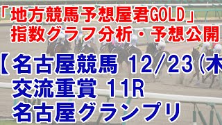 12/23(木) 名古屋競馬  11R 名古屋グランプリ-最後に能力偏差値公開【地方競馬 指数グラフ・予想・攻略】