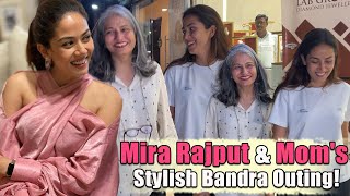 MIRA RAJPUT \u0026 Mom Spotted in Bandra! 🚶‍♀️✨ | Exclusive Glimpse | Gateway of India Sighting!