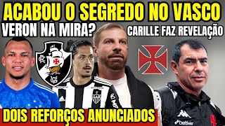 ÚLTIMA HORA! ACABOU O SEGREDO NO VASCO! DOIS REFORÇOS ANUNCIADOS! GABRIEL VERON NA MIRA DO CRVG!