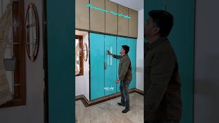 4 Doors Aluminium Wardrobe Acrylic Finish குறைந்த பட்ஜெட்டில் @REDMEINTERIO #AluminumInterior #cbe