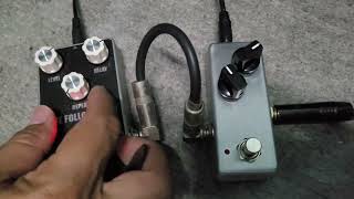 ทดสอบก่อนส่ง Time follow delay & Booster(Tone control) #guitarpedal #AnalogDelay #Booster