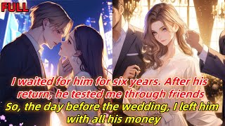 He tested me through his friends,I left with all his money the day before the wedding,he was stunned