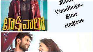 Telugu | VijayDevarakonda| Taxiwala | Maate Vinadhuga ringtone for Mobile | Original tune | No vocal