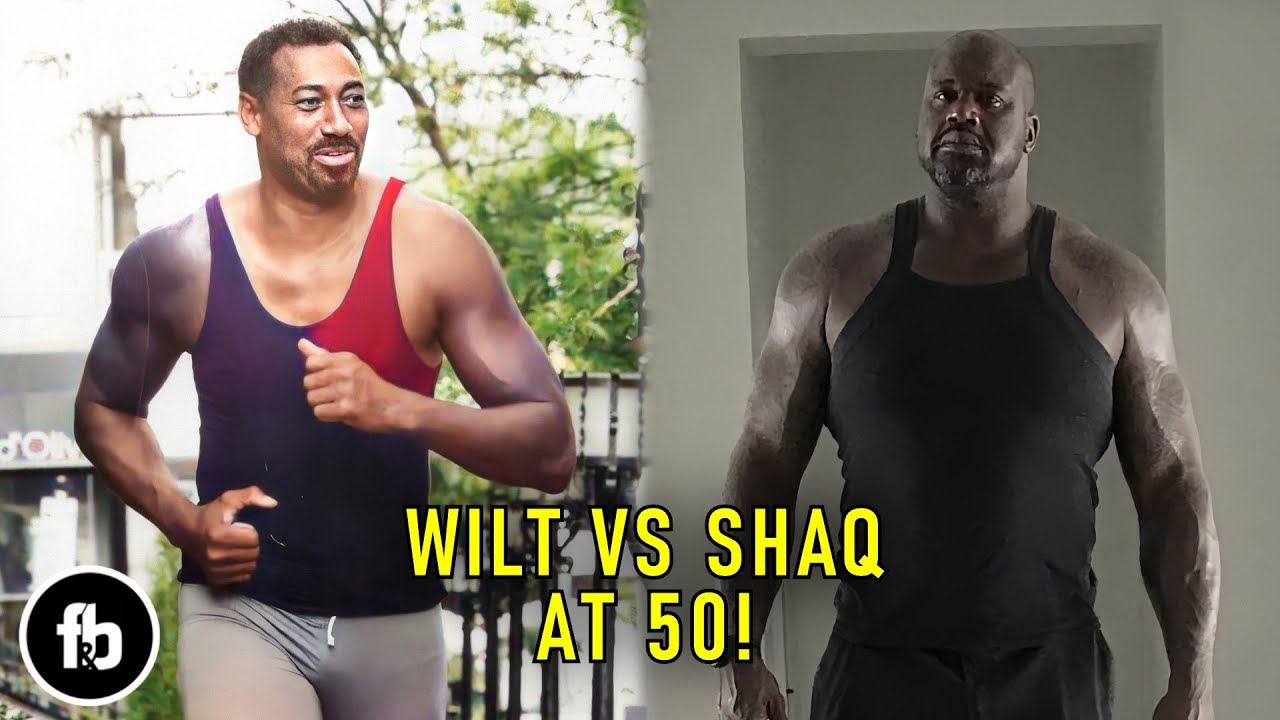 Wilt Chamberlain Vs Shaq At 50! - YouTube