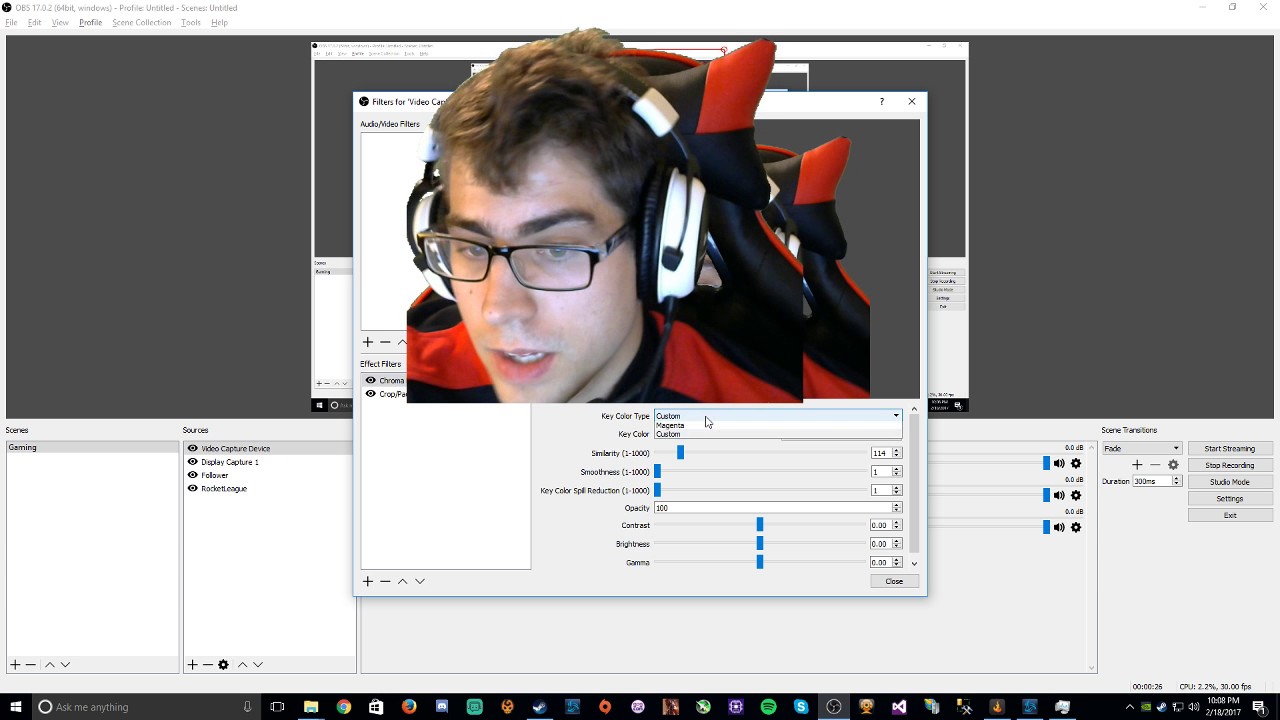 Obs Green Screen Settings Gorillaaca