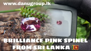 Brilliance Pink Spinel from underground mining in Sri Lanka - Gem City Ratnapura (Elapatha)