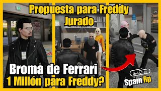 FREDDY PROPUESTA de WEAZEL NEWS que SEA JURADO, UN MILLON para FREDDY? Ferrari Broma Linares SpainRp