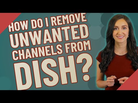 How do you hide channels on DISH?