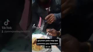 Goumen pete pou manje apre tounaj kay vanesa a