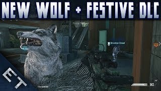 Call of Duty Ghosts: "WOLF" Killstreak DLC + Festive Christmas Camo (Cod Ghosts DLC Gameplay)