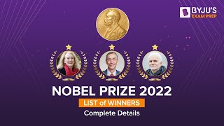 Nobel Prize Winners 2022 | CLAT 2023 Current Affairs Preparation | CLAT Exam 2023