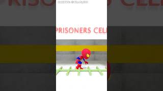 Spiderman escapes from jail @DinoSpi99 #animation #spiderman #shorts