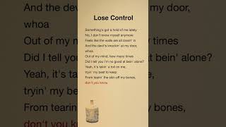 Lose control #music