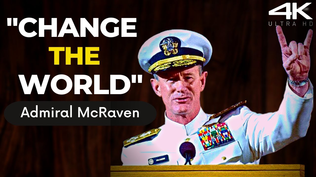 Admiral McRaven Leaves Audience SPEECHLESS | One Of The Best ...