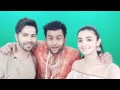 Varun Dhavan And Alia Bhatt With Dr.sanket Bhosale For Badrinath Ki Dulhania Varun Dhavan And Alia Bhatt With Dr.sanket Bhosale For Badrinath Ki Dulhania