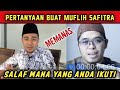 MEMANAS‼️ Tanggapan ustadz alumni Al Azhar kepada Muflih safitra