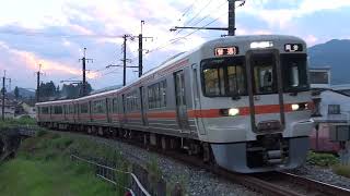 JR飯田線 313系1700番台(B153編成) 普通 岡谷行き 切石～飯田間走行シーン