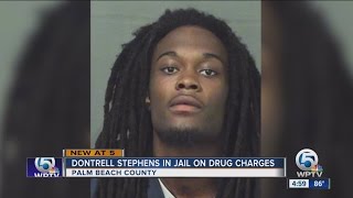 Dontrell Stephens in jail on drug charges