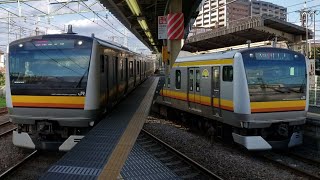 【3駅連続通過！】南武線快速　通過シーン　宿河原駅　