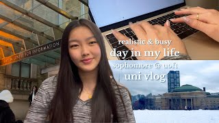 a realistic \u0026 super busy day in my life at the University of Toronto | uni vlog (ft. gloomy winter)