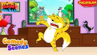 Honey Bunny Comedy Scenes | Cartoon For Kids | Compilation-34 | YO Kids Malayalam | S22