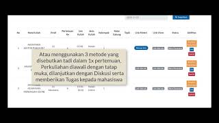 Perkuliahan menggunakan aplikasi eSorogan web