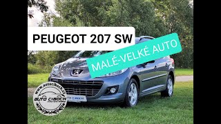 Peugeot 207 SW VELKÁ ZACHOVALOST,1.MAJITEL,POCTIVÉ KILOMETRY SE ZÁRUKOU,VELMI PĚKNÉ AUTO