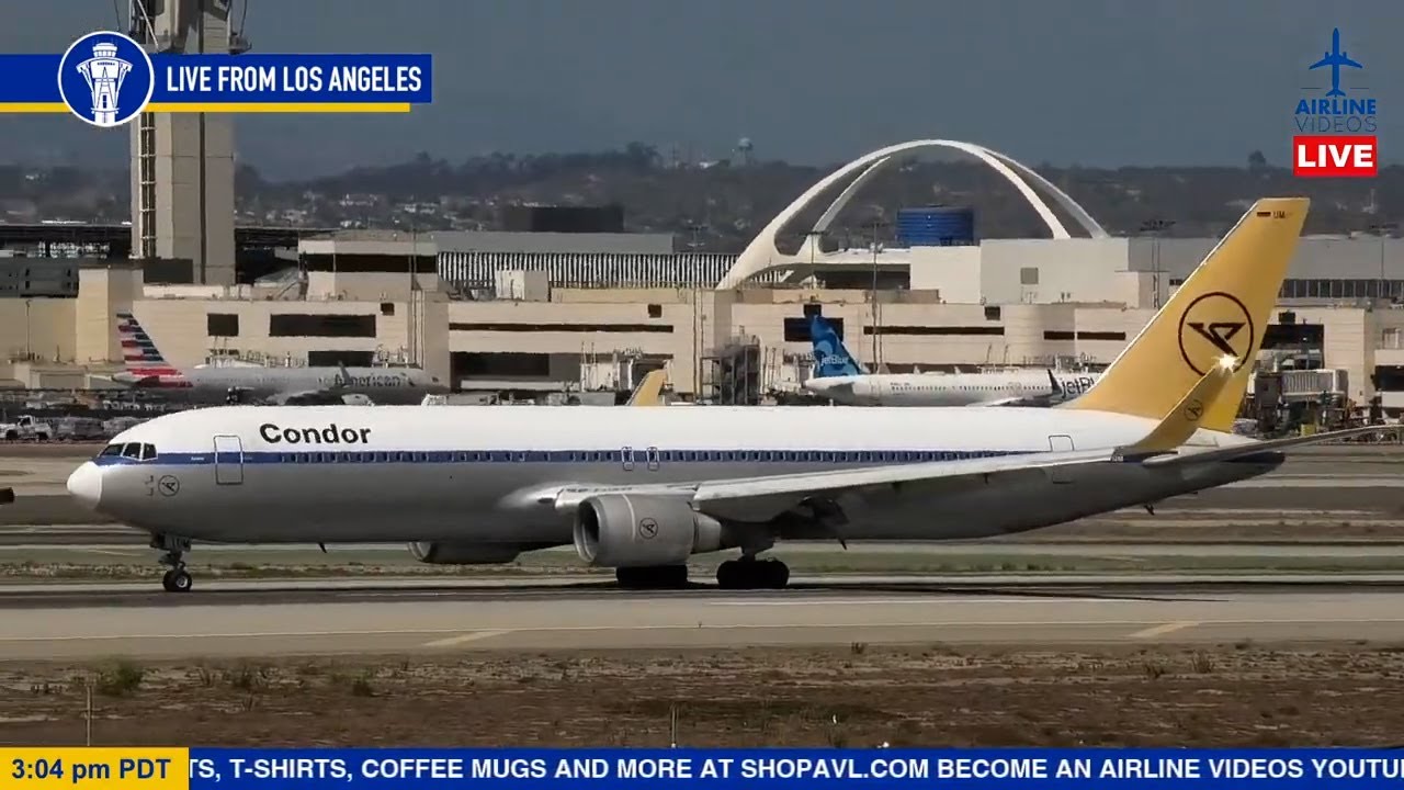 Live Los Angeles Lax Airport Plane Spotting Youtube