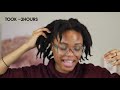 how to safely remove mini twists on 4c hair no tangles no breakage👌🏽