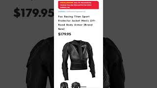 Motorhelmets Store Sale Fox Racing Airframe Pro CE Adult \u0026 Protector Jacket Men's MotoX Body Armor