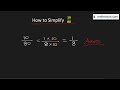 simplify the fraction 10 80 simplest form 10 80 simplified