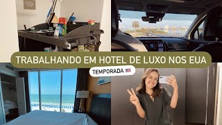 VLOG 007: Rotina trabalhando como housekeeping nos EUA | Nanda Braga